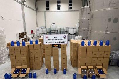 17 ton 815 litre etil alkol ele geçirildi