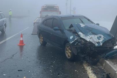 2 aracın karıştığı kazada 2 kişi yaralandı