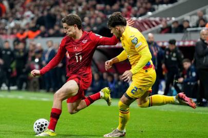 2026 FIFA Dünya Kupası play-off yarı final: Türkiye: 0 - Romanya: 0 (İlk yarı)