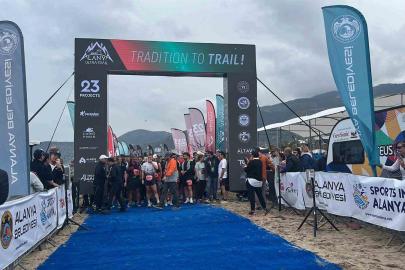 23 ülkeden 820 sporcu Alanya Ultra Trail için start aldı