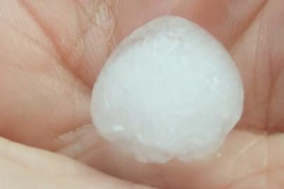 Adana’da yağmurun ardından dolu etkili oldu