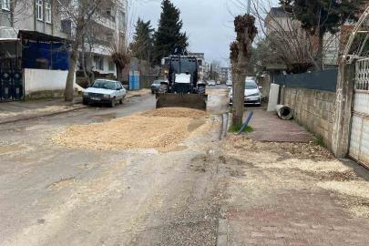 Adıyaman’da bozulan yollara müdahale