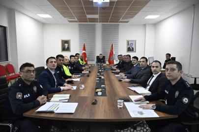 Adıyaman’da haftalık asayiş değerlendirme toplantısı yapıldı