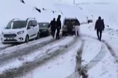 Adıyaman’ın yüksek kesimlerinde kar yağışı