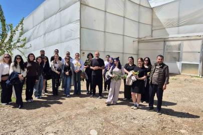 Alanya’da üniversiteli öğrencilerden tropikal bahçelere teknik gezi