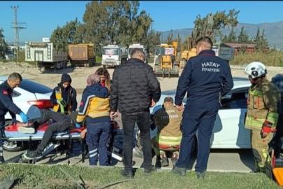 Antakya’da trafik kazası: 1 yaralı