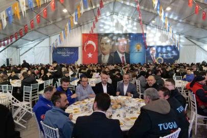 Arama kurtarma ekipleri iftar çadırında ağırlandı