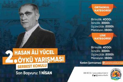 Atakum’da ikinci Hasan Ali Yücel Öykü Yarışması