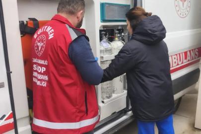 Ayancık’ta sağlık çalışanlarına teknik eğitim desteği