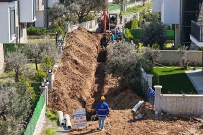 Aydın Büyükşehir’den Davutlar’da altyapı yatırımı
