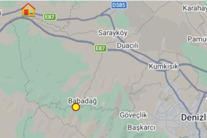 Babadağ’da 3.6 büyüklüğünde deprem meydana geldi