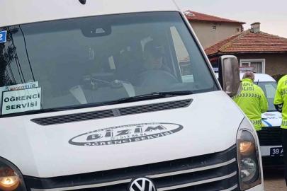 Babaeski’de okul servisleri denetlendi