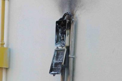 Bafra’da korkutan yangın