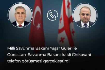 Bakan Güler, Gürcistanlı mevkidaşı ile telefonda görüştü