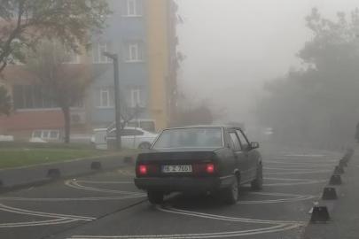 Balıkesir’de sis etkili oluyor