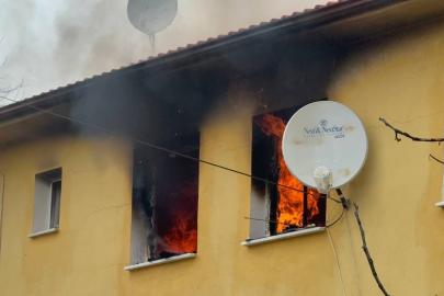 Bartın’da afet konutlarında çıkan yangın paniğe neden oldu