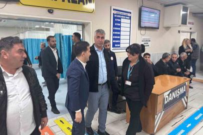 Başkan Aküzüm bayramda çalışanlarla bir araya geldi