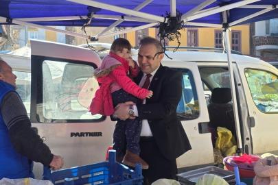 Başkan Dilsiz esnaf ve vatandaşlarla buluştu