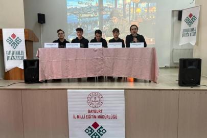 Bayburt’ta öğrenciler Sait Faik Abasıyanık’ı anlattı