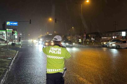 Bayram yoğunluğuna polis müdahalesi