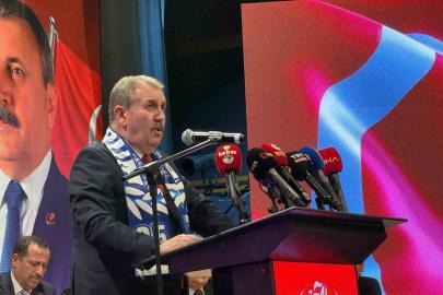 BBP Genel Başkanı Destici, Erzurum kongresinde konuştu: