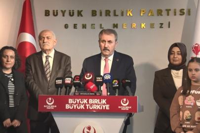 BBP Genel Başkanı Destici, partililer ve vatandaşlar ile bayramlaştı