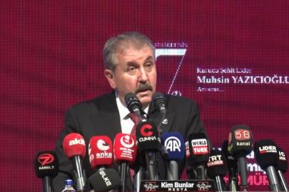 BBP lideri Destici: "Muhsin Yazıcıoğlu bizim sadece genel başkanımız değil, o bizim dava arkadaşımızdır"