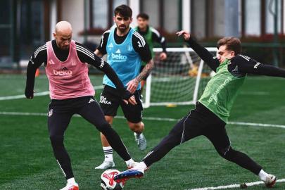 Beşiktaş, Fenerbahçe maçı hazırlıklarını sürdürdü