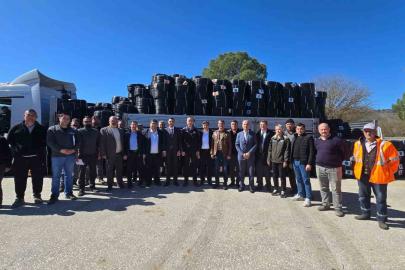 Bilecik’te 58 çiftçiye 809 bin 200 metre damlama sulama borusu desteği verildi