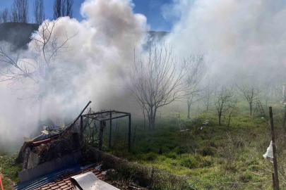 Bilecik’te bağ evinde çıkan yangın korkuttu