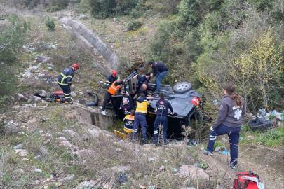 Bilecik’te otomobil takla attı: 2 yaralı