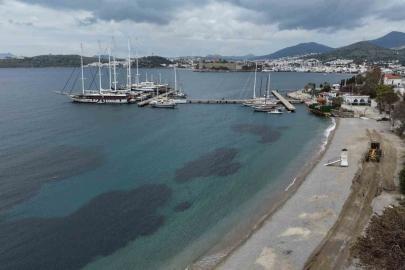 Bodrum Belediyesi plajları yaza hazırlıyor