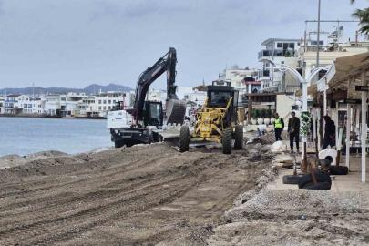 Bodrum Kumbahçe’de düzenleme çalışmaları başladı