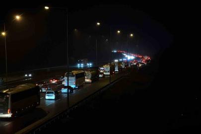 Bolu geçişinde bayram trafiği kilit