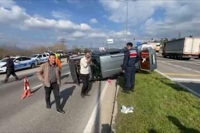 Bolu’da D-100’de feci kaza: 6’sı çocuk 9 kişi yaralandı