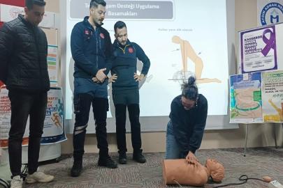 Buharkent’te ilk yardım ve sağlıklı yaşam eğitimleri verildi