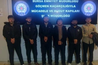 Bursa’da kaçak göçmen operasyonu: 17 yabancı uyruklu şahıs yakalandı