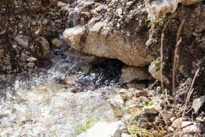 Çameli’nde yağışlar sonrası yer altı suları yüzeye çıktı
