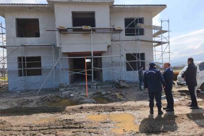 Çan Etili Köyü Jandarma Karakol İnşaatında İnceleme