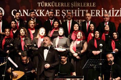 Çanakkale ruhu türkülerle yaşatıldı