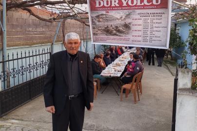 Çanakkale şehitlerinin sofrası Sarıgöl’de kuruldu