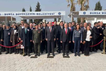 Çanakkale Zaferi’nin 111’inci yıl dönümünde Bursa şehitlerini unutmadı