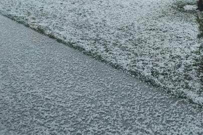 Çankırı’da dolu yağışı etkili oldu