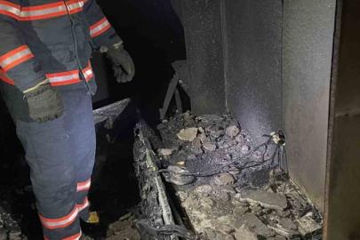 Çankırı’da korkutan ev yangını