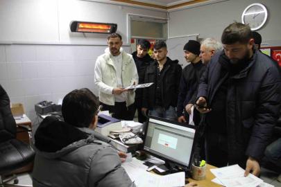 Çarşamba’da ‘app plaka’ paniği: Şoförler odası doldu taştı