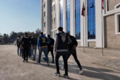 Çeşitli suçlardan yakalanan 18 şüpheli tutuklandı