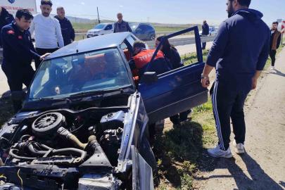 Çorum’da trafik kazası: 1 yaralı