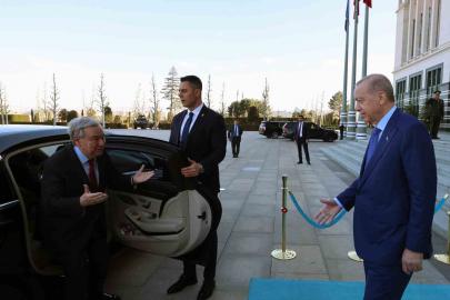 Cumhurbaşkanı Erdoğan, BM Genel Sekreteri Guterres’i kabul etti