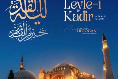 Cumhurbaşkanı Erdoğan’dan Kadir Gecesi paylaşımı