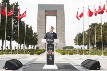 Cumhurbaşkanı Yardımcısı Yılmaz: "Azimle inşa ettiğimiz Türkiye Yüzyılı’nın da en sağlam dayanağı Çanakkale ruhudur"